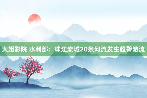 大姐影院 水利部：珠江流域20条河流发生超警激流