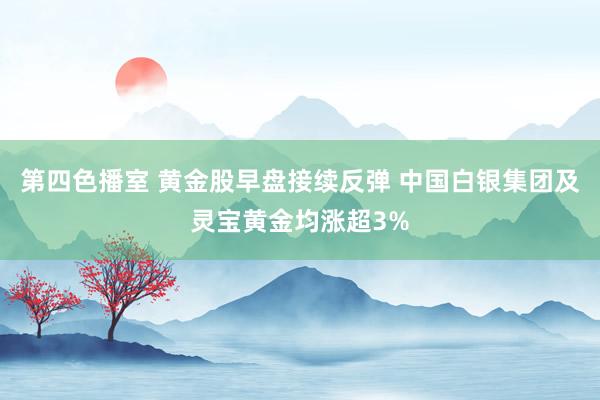 第四色播室 黄金股早盘接续反弹 中国白银集团及灵宝黄金均涨超3%