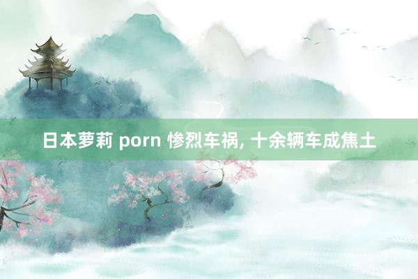 日本萝莉 porn 惨烈车祸， 十余辆车成焦土