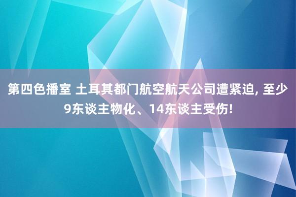 第四色播室 土耳其都门航空航天公司遭紧迫， 至少9东谈主物化、14东谈主受伤!