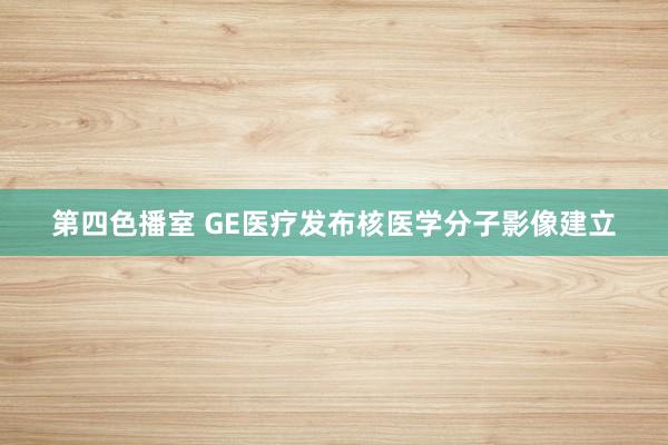 第四色播室 GE医疗发布核医学分子影像建立